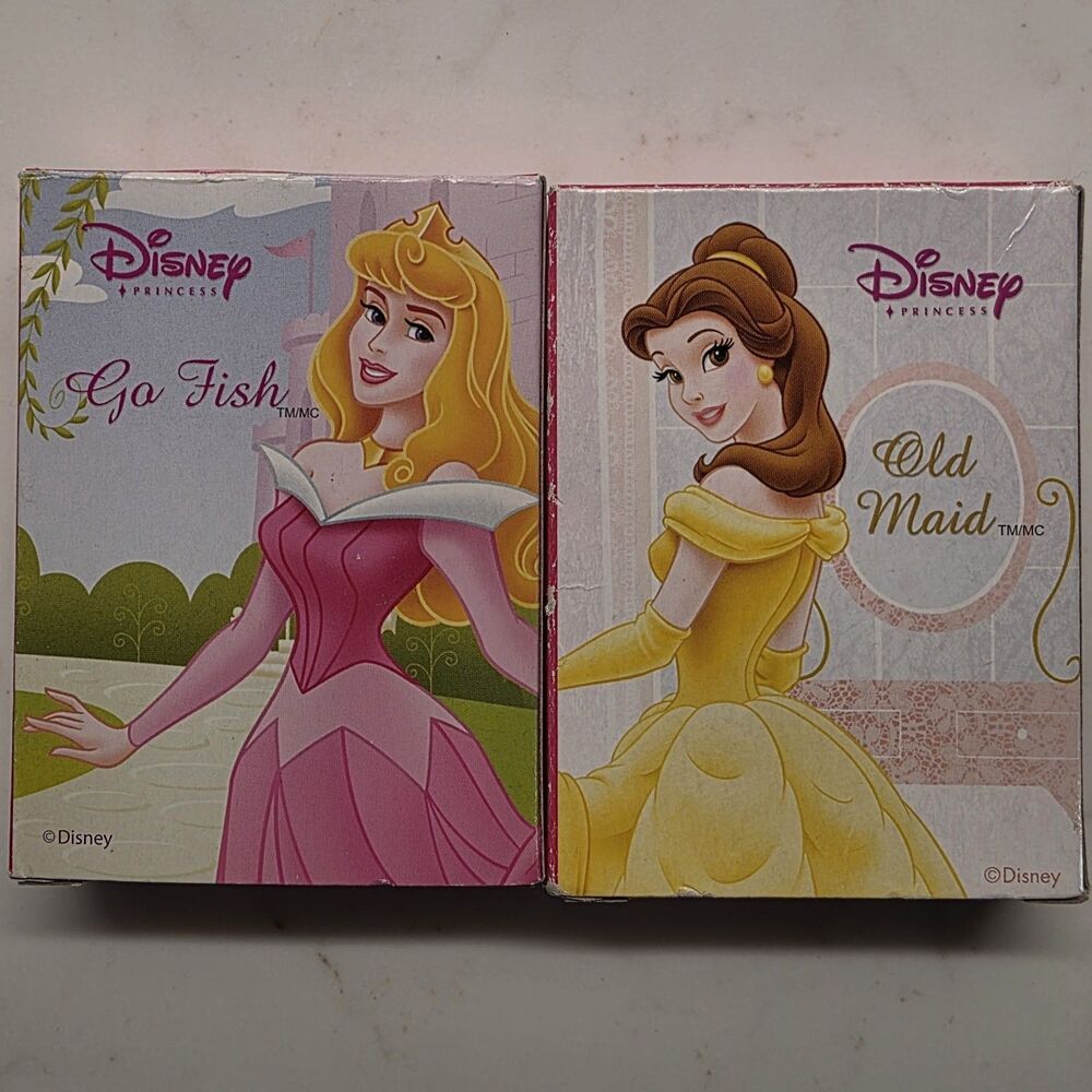 Disney Princess Mini Card Games - Go Fish & Old Maid